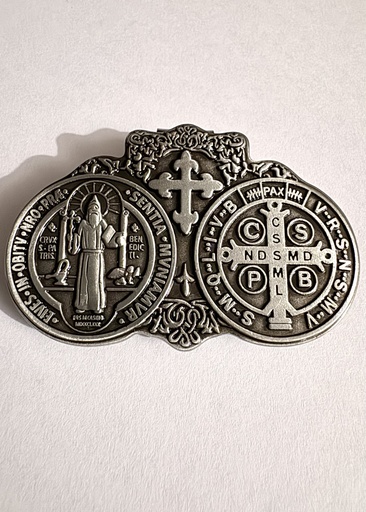 [MD.029] Medalla San Benito 7x5cm